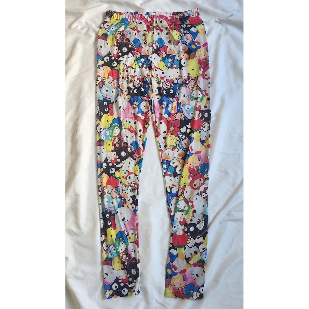 Hello Kitty Sanrio Print Leggings Size Children's Large (Womens Size Small)